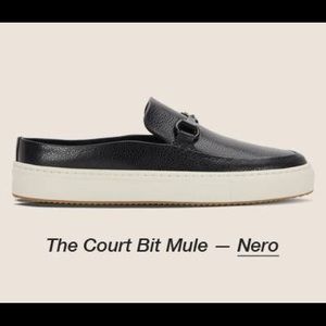 Greats Men’s “The Court Bit Mule Nero” NWT